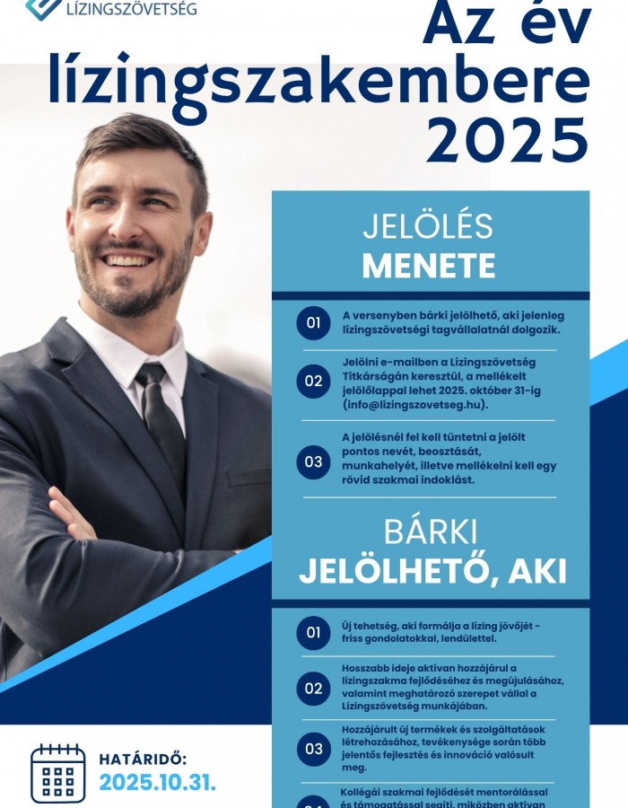 Az Év lízingszakembere2025